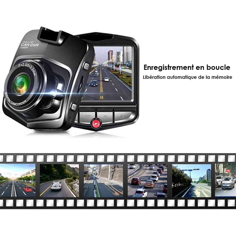 Dashcam Voiture HD 1080p a Grand Angle Vision