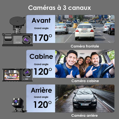 Caméra Embarquée Avant Arrière HD 1080P